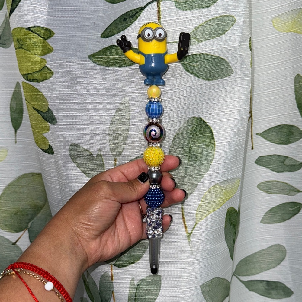 Minion Beaded Pen/Stylus